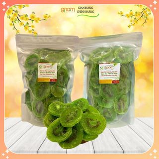 Kiwi sấy dẻo đà lạt mứt kiwi xanh chua ngọt ngon dai chuẩn vị tự nhiên hàng loại 1 - túi 250g/500g