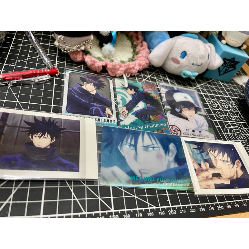 thẻ/ card bo góc, card Jujutsu kaisen Megumi