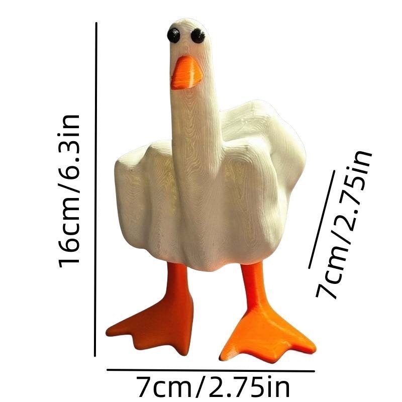 "duck you" vịt vô tri