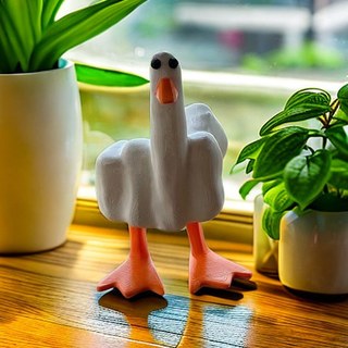 "duck you" vịt vô tri