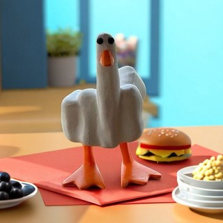 "duck you" vịt vô tri