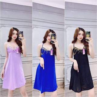 ĐẦM NỮ ĐẦM THUN LẠNH DÂY NHUYỄN MẶC NHÀ THOÁNG MÁT CO GIÃN 4 CHIỀU HÀNG THIẾT KẾ SIÊU HOT 😍
