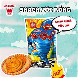 Snack vòi rồng ba anh em, que tăm cay tuổi thơ, bim bim vòi rồng lets bite me
