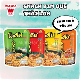 Bim bim tăm que thái lan đủ vị gói 20 gói, snack tăm que thái lan lets bite me