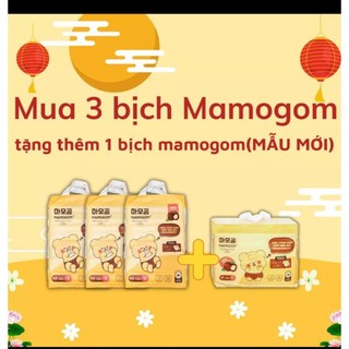 [MUA 3 TẶNG 1] Combo 3 bỉm MAMOGOM PREMIUM dán/quần S62/M52/M48/L44/XL40/XXL38
