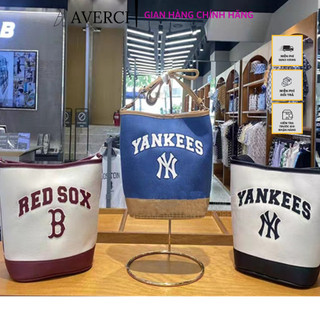 Averci túi xách nữ thời trang, túi cặp lồng, túi xô mlb 2 màu đen - đỏ avc3136580