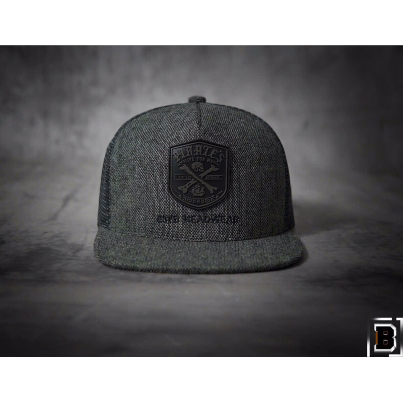 (Video Shop Chụp) Mũ Snapback Xám phối Lưới cao Cấp.