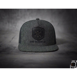 Mũ Snapback Xám phối Lưới cao Cấp.
