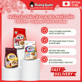 Ngũ Cốc Trái Cây Calbee Frugra - Original Fruits & Granola | Hoàng Quân - Hàng nội địa Nhật Bản