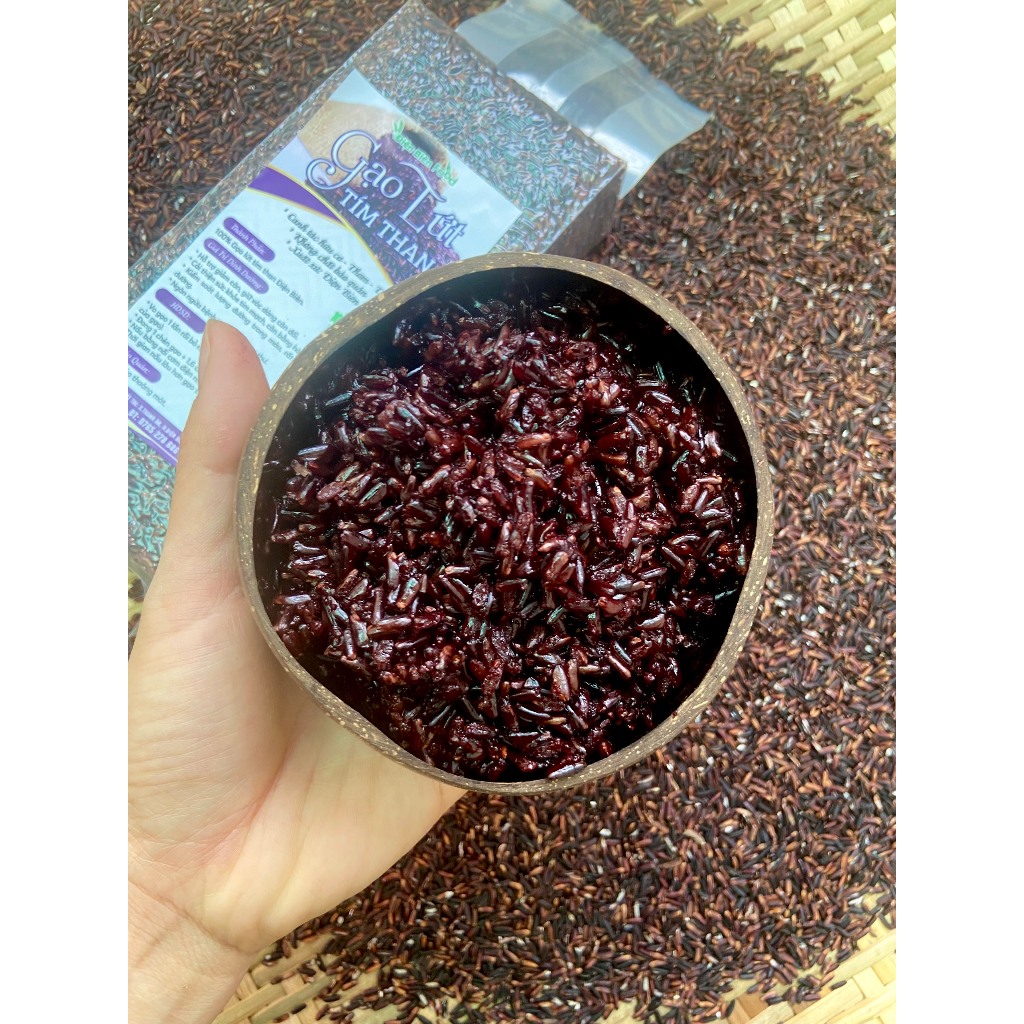 Gạo Lứt Đen Điện Biên 1kg | BigBuy360 - bigbuy360.vn