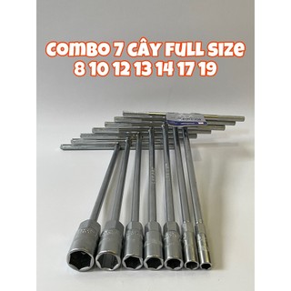 Bộ 7 cây vặn ốc chữ T Rebel USA thông dụng full kích cỡ vặn siết ốc máy móc, xe cộ, đồ dùng đa năng