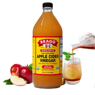 [Hàng Mỹ] Giấm Táo Hữu Cơ Bragg