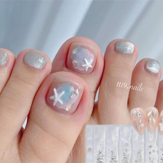 Set Charm mix Sao Biển / Sò Biển đính móng tay Nail