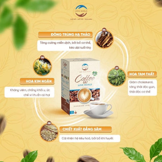 [Combo 2 hộp] Cà Phê Love World, Cà Phê Giảm Cân, Cà Phê Giảm Mỡ