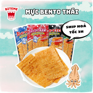 Mực bento gói 6g snack mực bento thái lan đủ 3 vị mực bento siêu cay , lets bite me
