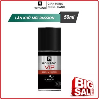 Lăn khử mùi cao cấp Romano Vip 50ml Passion