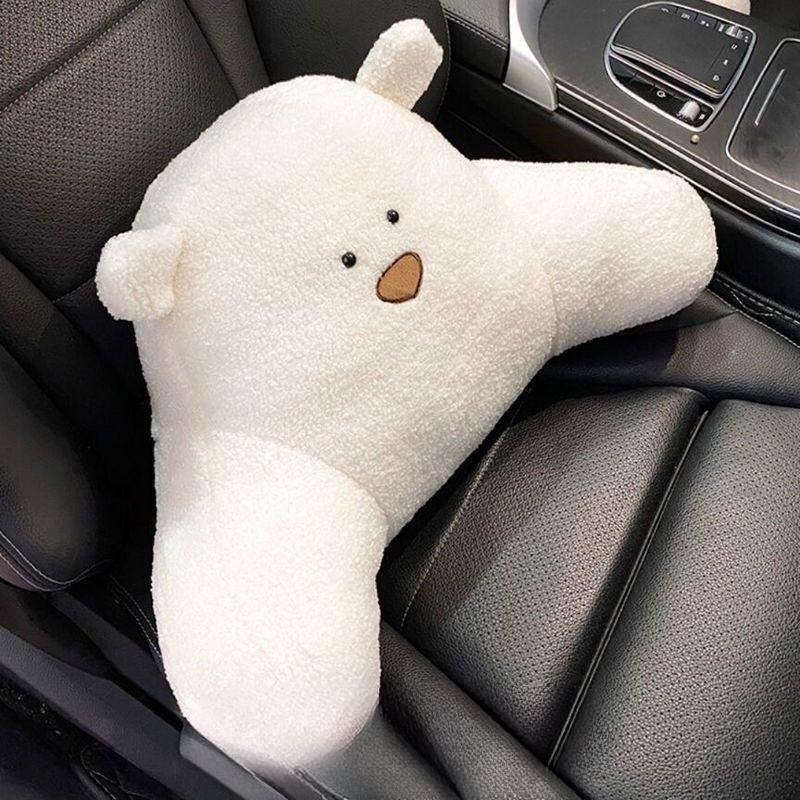 Gối đệm tựa lưng ghế văn phòng, gối kê tựa lưng ghế ô tô, gối tựa ghế hình thú ngộ nghĩnh đáng yêu kích thước 30x40cm | BigBuy360 - bigbuy360.vn