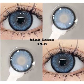 Kính áp tròng màu xanh dương mẫu lens 0 độ