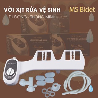 Vòi xịt rửa vệ sinh thông minh ms bidet, bảo hành 2 năm