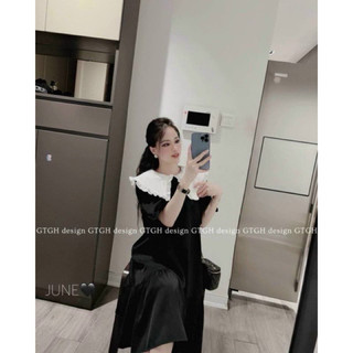 Váy bầu đuôi cá cổ bèo V67