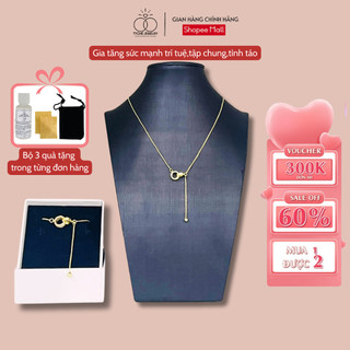 Dây chuyền bạc nữ Tyche Infinity nạm đá ,chốt khóa cao cấp trẻ trung phù hợp đeo đi học, đi chơi,đi làm TYCHE JEWELRY