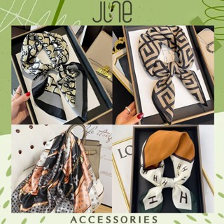  Khăn Lụa Turban Badana Khăn Vuông 70cm Buộc Tóc Quàng Cổ Thắt Yếm Công Sở Đa Dụng Lụa Cao Cấp June Accessories 