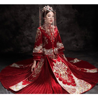 Hỉ phục cô dâu cổ trang trung quốc