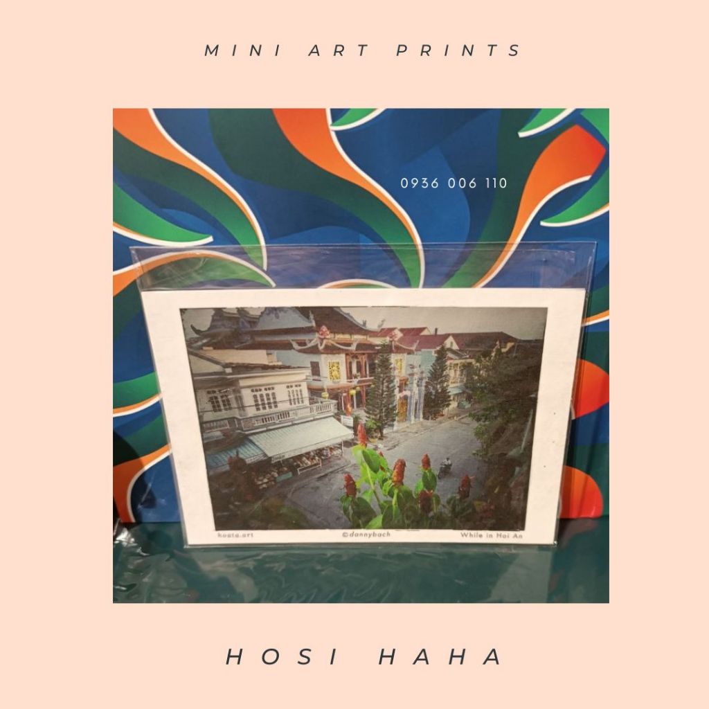 Mini Art Print While In Hoi An - Hoa Ta - hosi haha