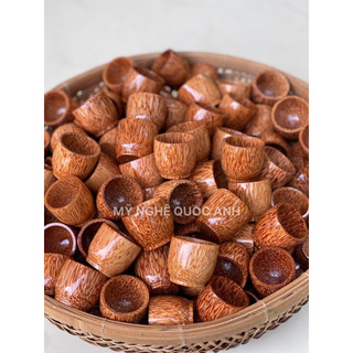 Ly uống rượu gỗ dừa