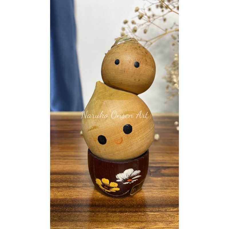 AIN 043 KOKESHI BÚP BÊ GỖ NHẬT BẢN 12x6