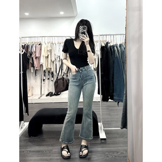 Quần loe ngắn 2 màu
