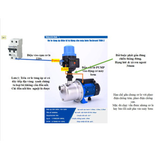 Rơ le điện tử Techrumi TRM-2 ( Cụm tăng áp điện tử )