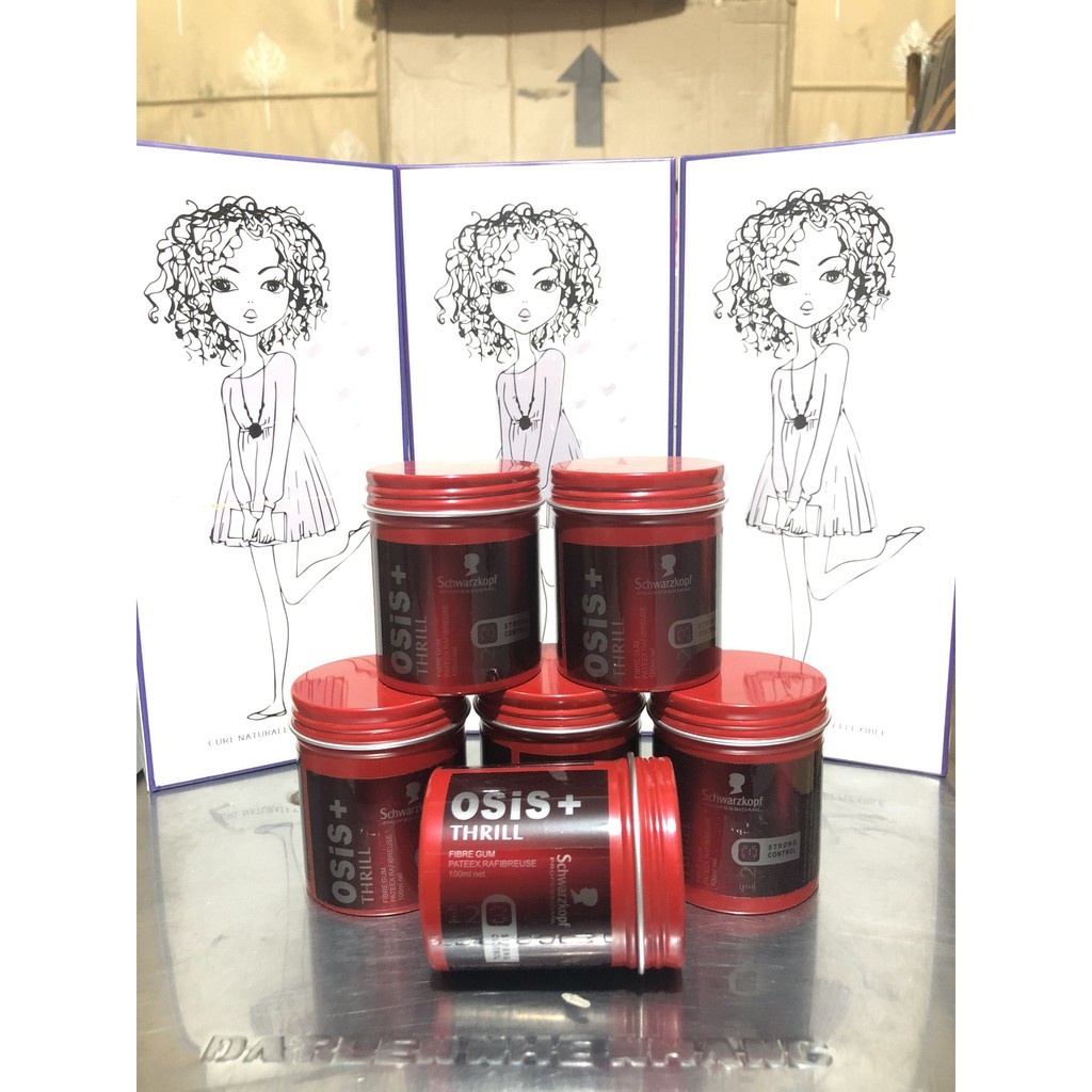 SÁP VUỐT TÓC NAM O.sis Thrill  Weilaiya , Sáp vuốt tóc siêu giữ nếp 10h-12h dung tích 100g