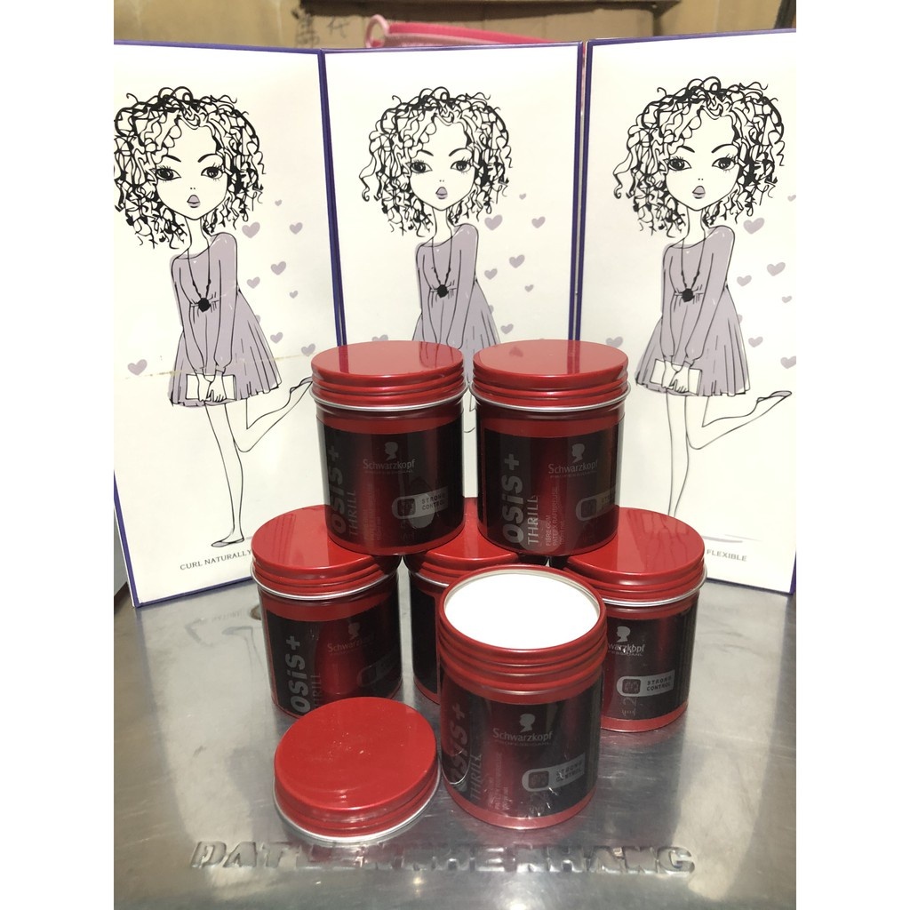 SÁP VUỐT TÓC NAM O.sis Thrill  Weilaiya , Sáp vuốt tóc siêu giữ nếp 10h-12h dung tích 100g