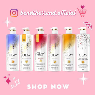 [AUTH-ĐỦ BILL] SỮA TẮM OLAY RETINOL, COLLAGEN, VITAMIN B3 CLEANSING & RENEWING 591ml NHẬP MỸ