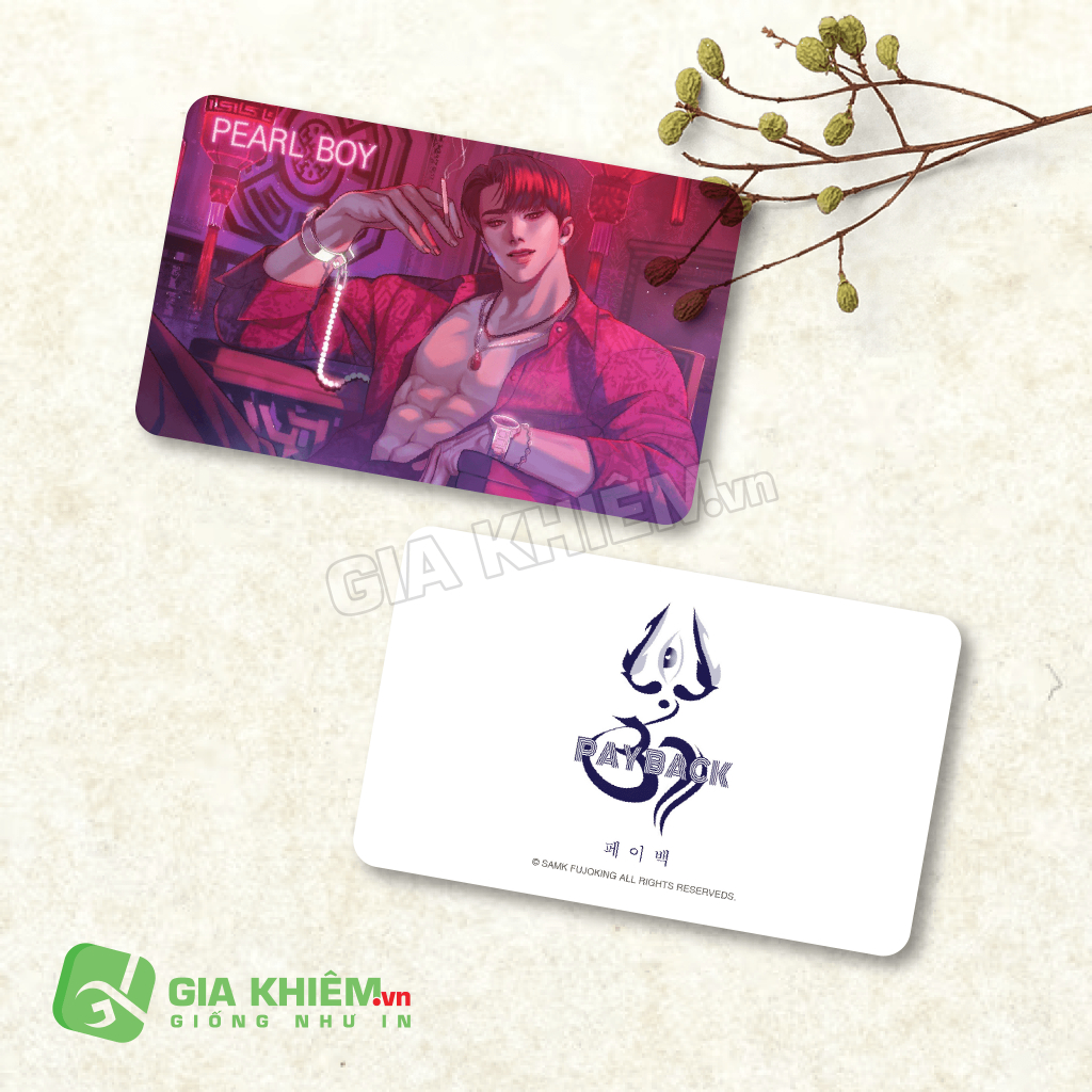 Card bo góc giấy truyện THIẾU NIÊN SÒ PEAL BOY