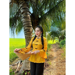 Áo bà ba nữ gấm loại 1 có size s m l xl 2xl
