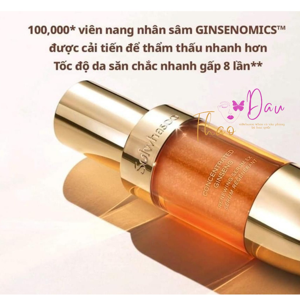 5ml 8ml Serum Nhân Sâm Sulwhasoo Concentrated Ginseng Renewing Serum