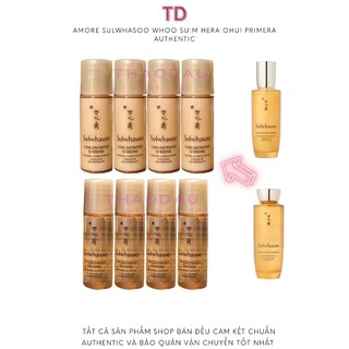 3 chai Sữa dưỡng nhân sâm Sulwhasoo Concentrated Gingseng Renewing Emulsion 5Ml