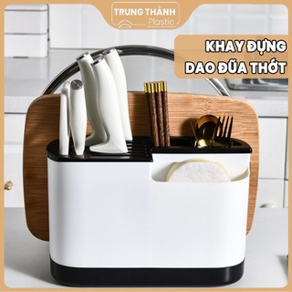 Hộp kệ đựng dao đũa thìa thớt Trung Thành Plastic