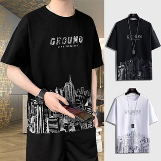 Áo Thun Thể Thao Nam GROUND Chất Thun Mè Co Giãn Thoáng Khí Form Slimfit Thời Trang