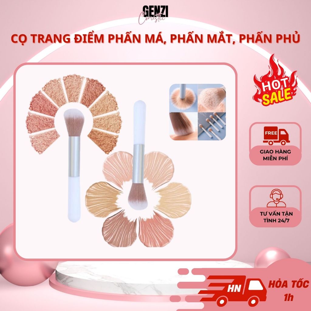 Cọ Phủ Phấn - Cọ Phấn Má, Phấn Mắt, Phấn Phủ Trang Điểm Đa Dụng CPMCTN1