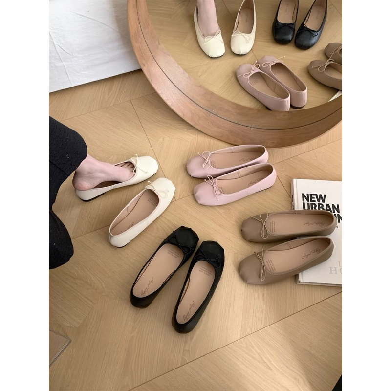 ( HÀNG SẴN ) Giày bệt ballet Happy Feeling da mềm