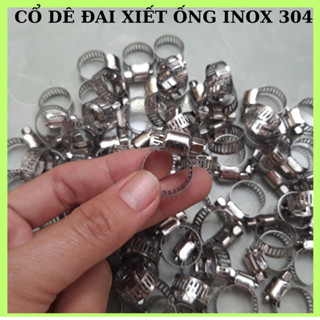 combo 100 đai xiết ống, quai nhê INOX 304 GIÁ XƯỞNG RẺ NHẤT HUỶ DIỆT 6-29mm