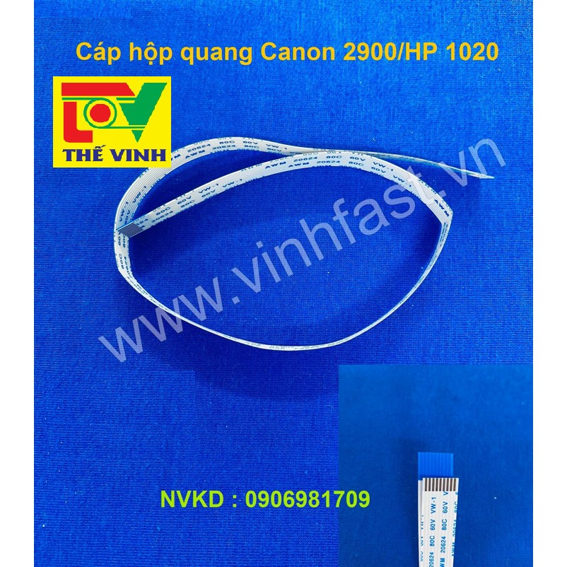 Sợi Cáp hộp quang 12A mới, Canon 2900/3000, HP 1020/1018/1010...