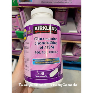 Viên uống glucosamine chondroitin & msm 300 viên kirkland canada