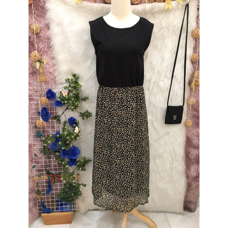 Đầm Duyên Dáng 2 hand Nhật hiệu Natural Beauty Basic- Size M