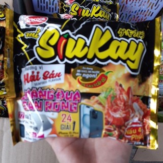 Combo 5 gói mì SiuKay hải sản cấp độ 7 (128g )