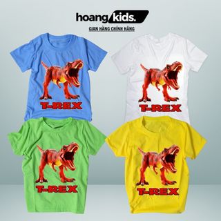 Áo Thun In hình Khủng Long Bạo Chúa T-Rex Jurassic Park 30th Anniversary dành cho bé mê khủng long ( Mẫu TREX02)