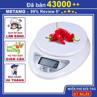 Cân tiểu ly điện tử nhà bếp METAMO cao cấp định lượng 1g - 10kg, Cân tiểu li mini làm bánh độ chính xác cao kèm quà tặng
